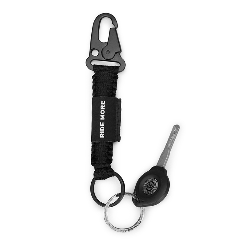 라이드모어 브레이디드 블랙 키체인-1